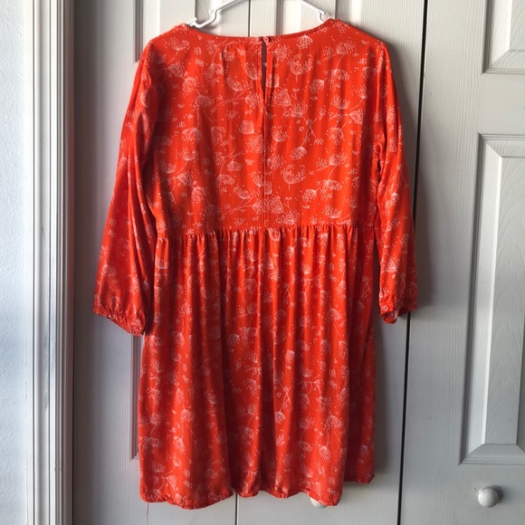 Baby doll dress - bright orange - Picture 3 of 3